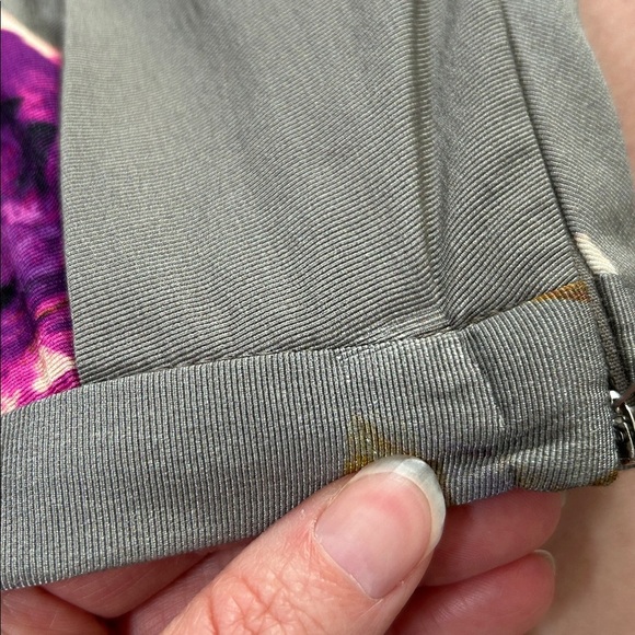 Trina Turk Full Midi Skirt Moody Floral Size 4 Fall Autumn Cocktail Party - Picture 12 of 14